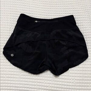 lululemon athletica Camo Black Women's Athletic Shorts